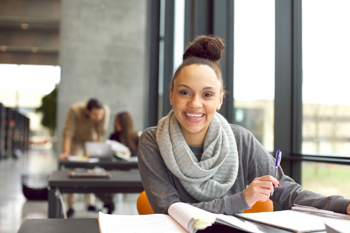 celi image woman studying